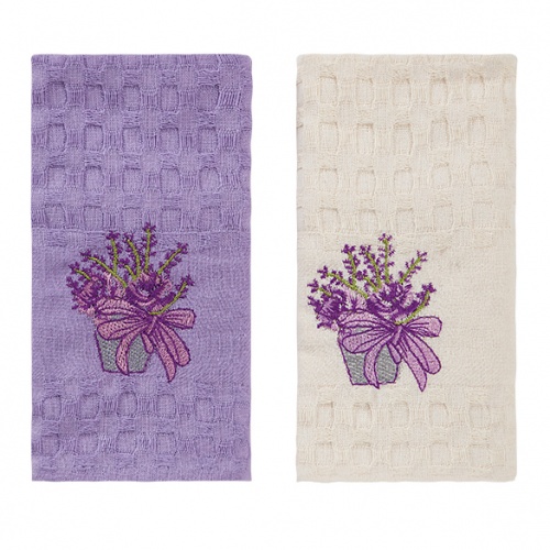 Набор кухонных полотенец с вышивкой Lavender (2 шт.)