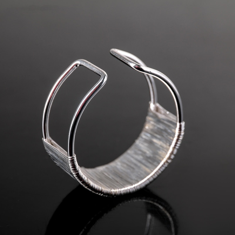 Кольцо для салфеток «Аврора», 5 см, цвет серебро
